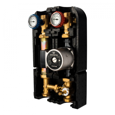 STOUT SDG-0007 Насосная группа со смесителем 1" с насосом Grundfos UPSO 25-65