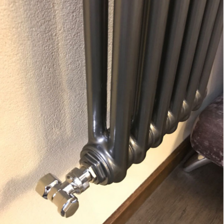 Трубчатый вертикальный радиатор Arbonia 2180/06 N12 3/4 SF-3 Anthrazit metallic (боковое)