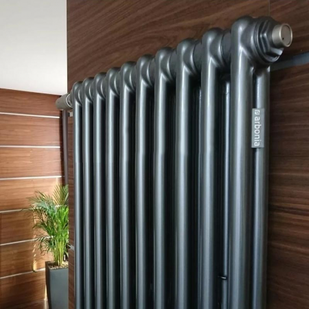 Трубчатый вертикальный радиатор Arbonia 2/2180/06 N69 твв SF-3 Anthrazit metallic (нижнее)
