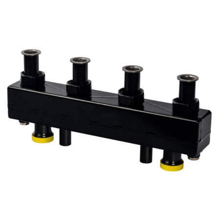 STOUT SDG-0018 Стальной распределительный коллектор 2 отопительных контура с гидравлическим разделителем DN 25