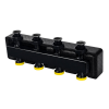 STOUT SDG-0017 Стальной распределительный коллектор 2(3) отопительных контура. В теплоизоляции DN 25