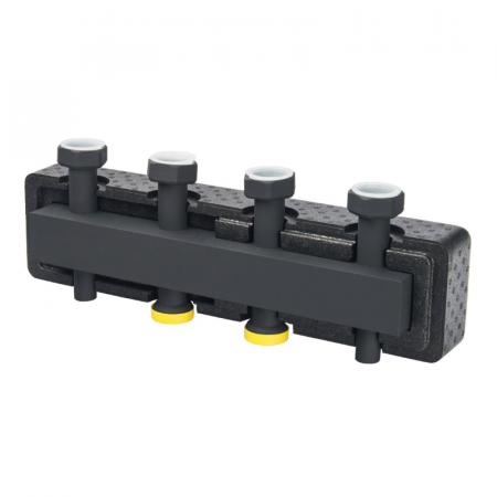 STOUT SDG-0016 Стальной распределительный коллектор 2 отопительных контура. В теплоизоляции DN 25