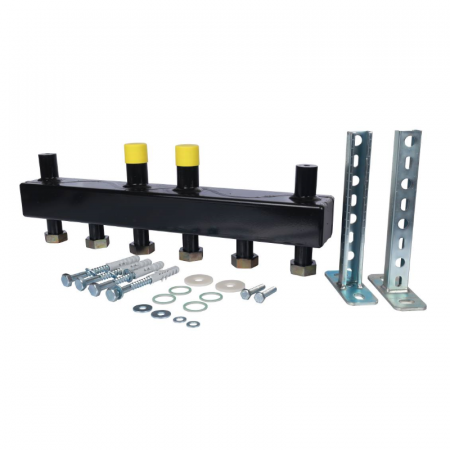 STOUT SDG-0016 Стальной распределительный коллектор 3 отопительных контура. В теплоизоляции DN 20